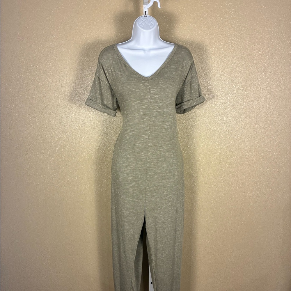 Women's Tan Jumpsuit